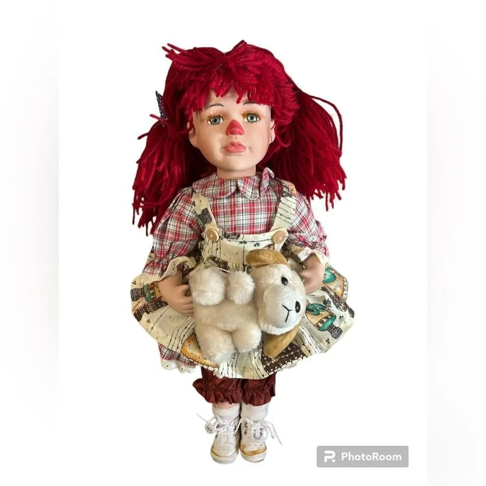 Duck House Heirloom limited edition Reggedy Ann doll with puppy - Picture 1 of 16